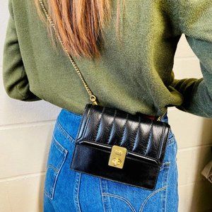 Coach 89240 SFL Quilted Hutton Belt Bag Fanny Pack Crossbody Handbag Black